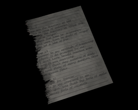 Image of Marcus' Diary 2