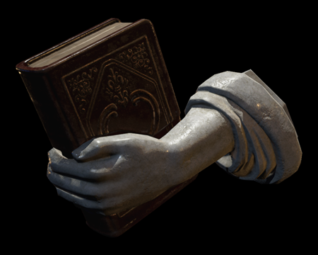 Image of Left Arm with Book