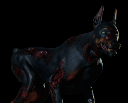 Zombie doberman hot sale