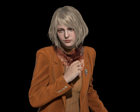 Ashley resident evil 4 remake, png