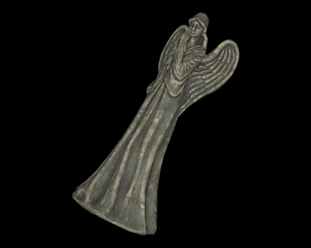 Image of Wooden Angel Statue