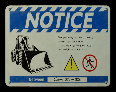 Image of Construction Notice