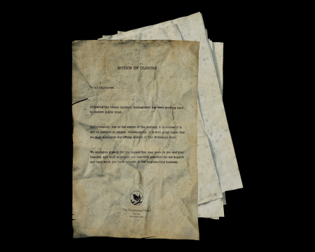 Image of Notice of Closure