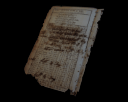 Image of Piece of Memo