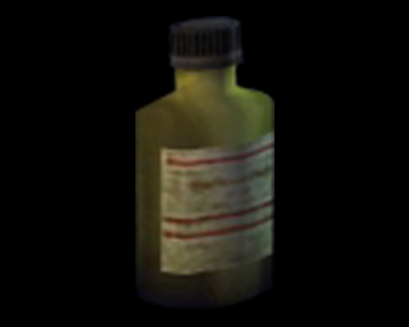 Image of Yellow Chemical Bottle