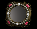 Image of Mirror with Pearls &amp; Rubies