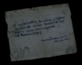 Image of Female Villager's Letter