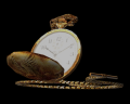 Brass Pocket Watch Image of Brass Pocket Watch
