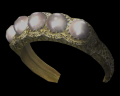 Gold Bangle w/ Pearls Image of Gold Bangle w/ Pearls