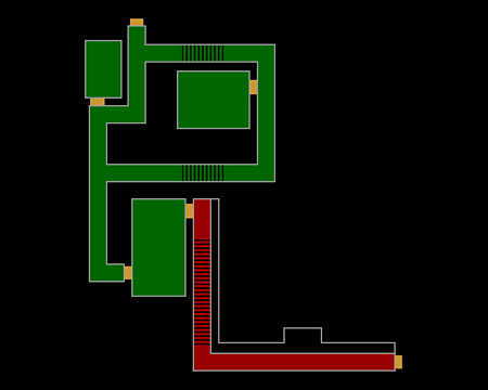 Underground emergency passage - Employee area - Subway B2F (Resident ...